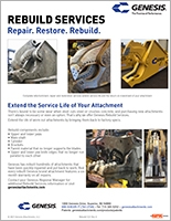 Genesis Rebuild Services brochure.