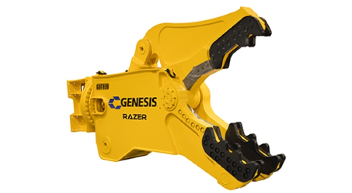 Yellow Genesis GDT 890 Razer Demolition Tool Facing Right