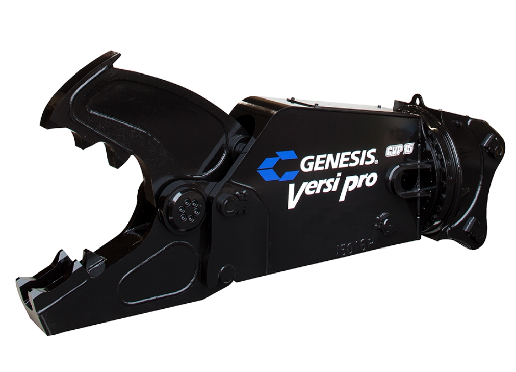 Black Genesis Versi Pro 15 with Concrete Cracker Jaw facing left.