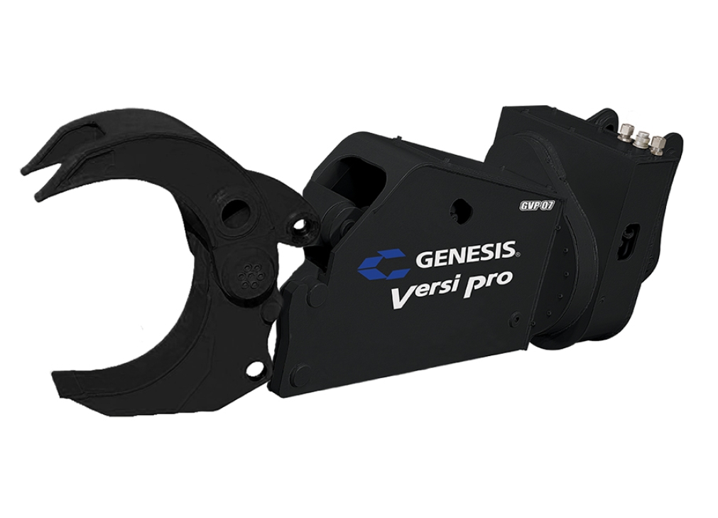 Black Genesis Versi Pro 07 with Grapple Jaw open facing left.