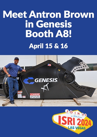 Meet Antron Brown in Genesis ISRI Booth A8.