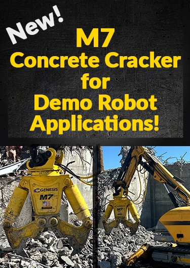 New Genesis M7 Concrete Cracker for Demo Robot Applications Image