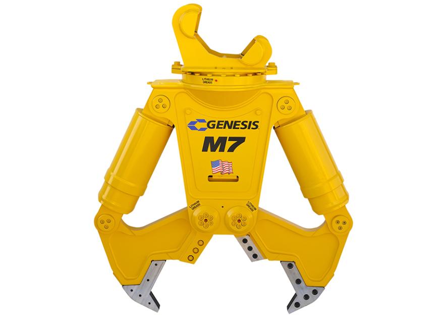 Yellow M7 Concrete Cracker not in stand