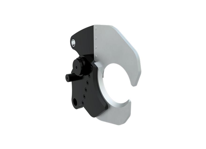 Black Genesis Versi Pro 07 Wire Cutter Jaw open facing right.