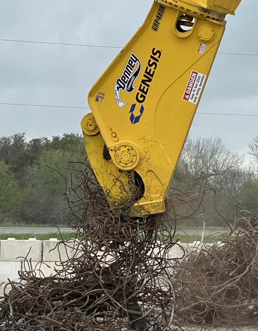 Mobile Shears | Concrete Processors | Genesis Attachments