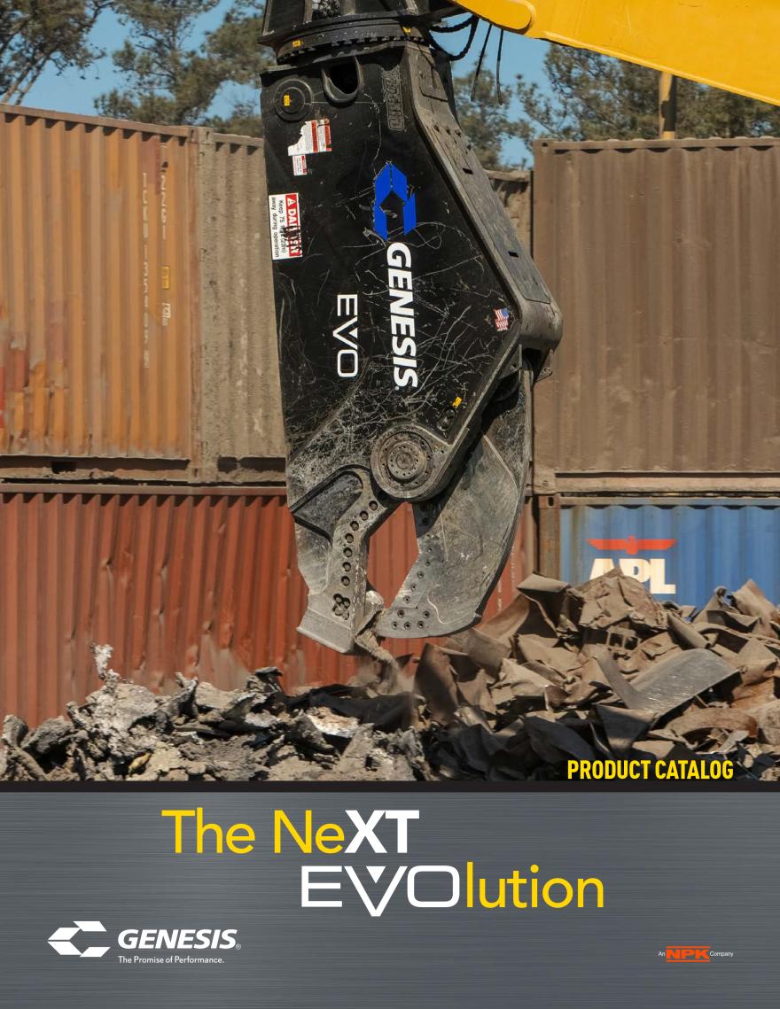 Genesis Product Catalog Cover