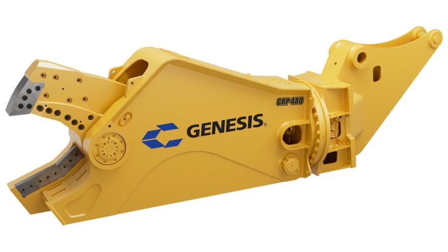 Yellow GRP 480 facing left