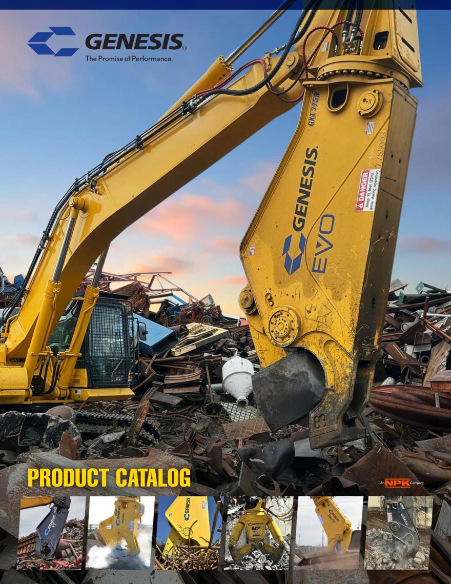 Genesis Product Catalog Cover Image