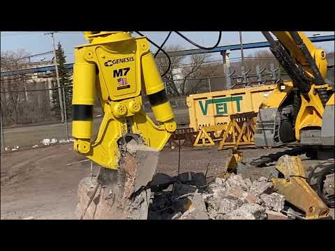 Genesis Introduces the M7 Concrete Cracker for Demolition Robot Applications
