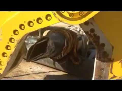 Watch the Genesis Subsea Shear cut concrete coated pipe in China.
